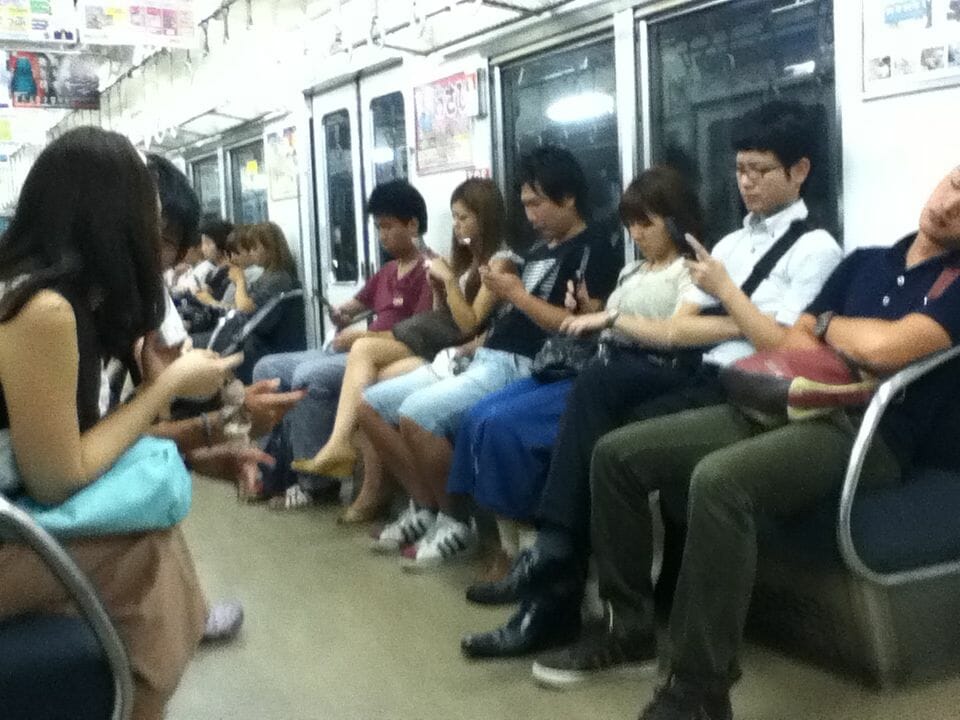 電車の通勤時間