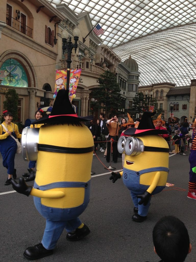 休日のUSJ