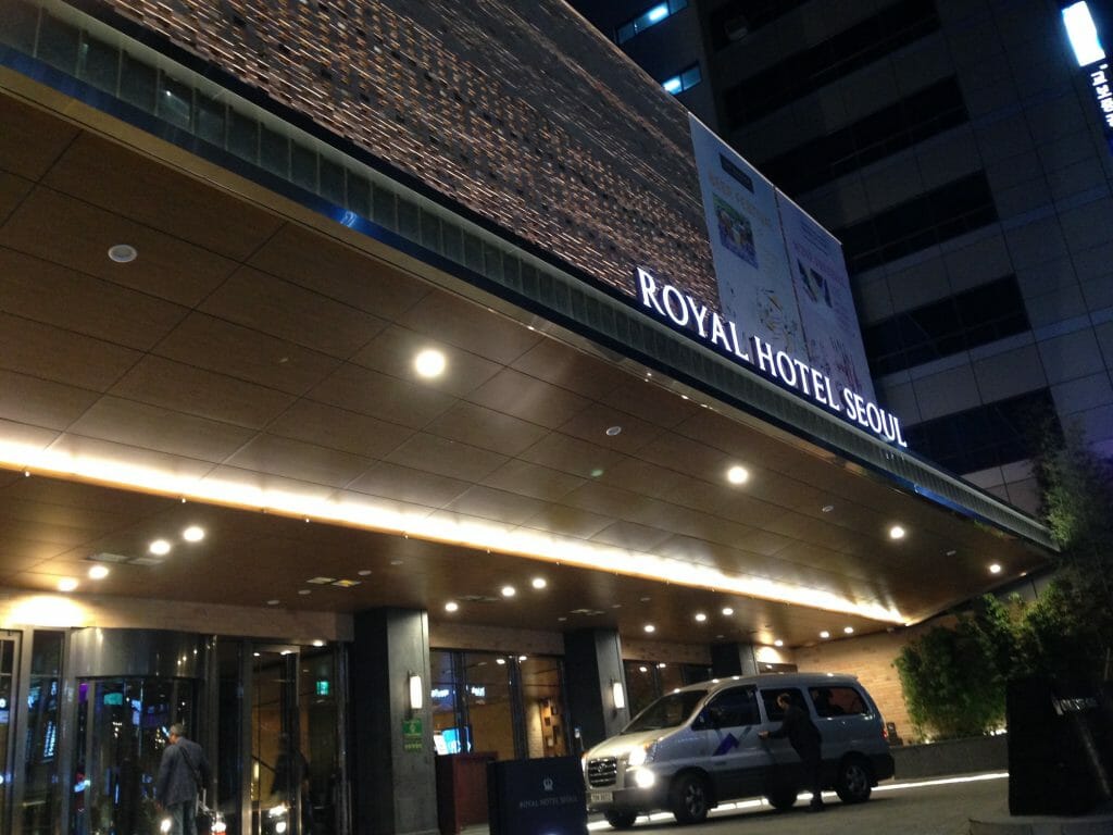 韓国のロイヤルホテルソウル