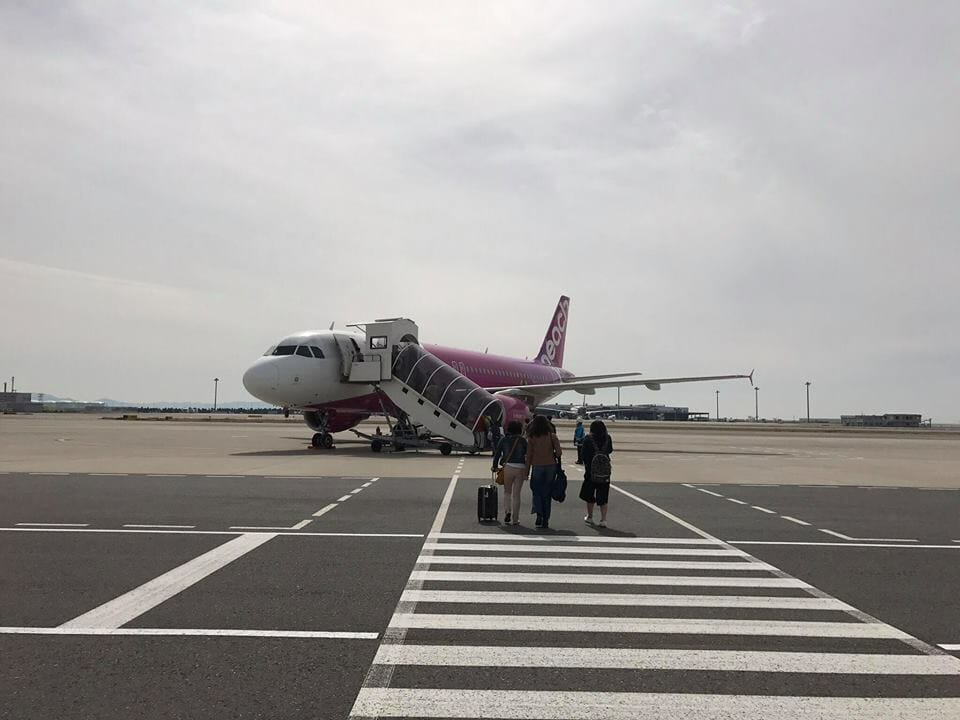 LCCピーチへ乗り込むまでの道