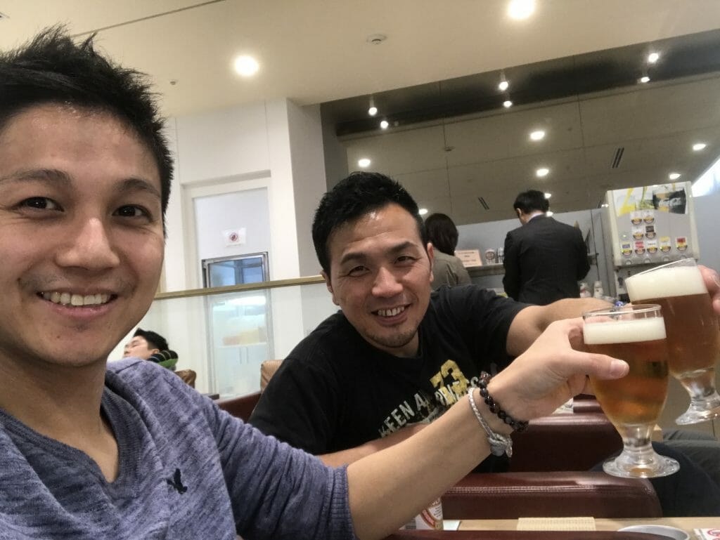 政宗殿と乾杯