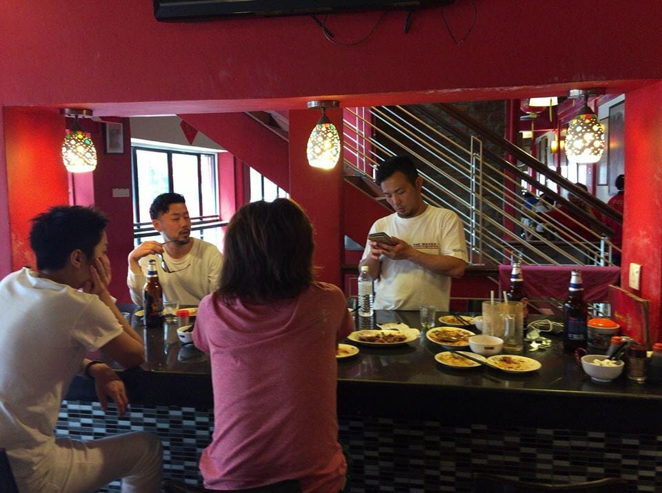 チャイナタウンの中華料理屋