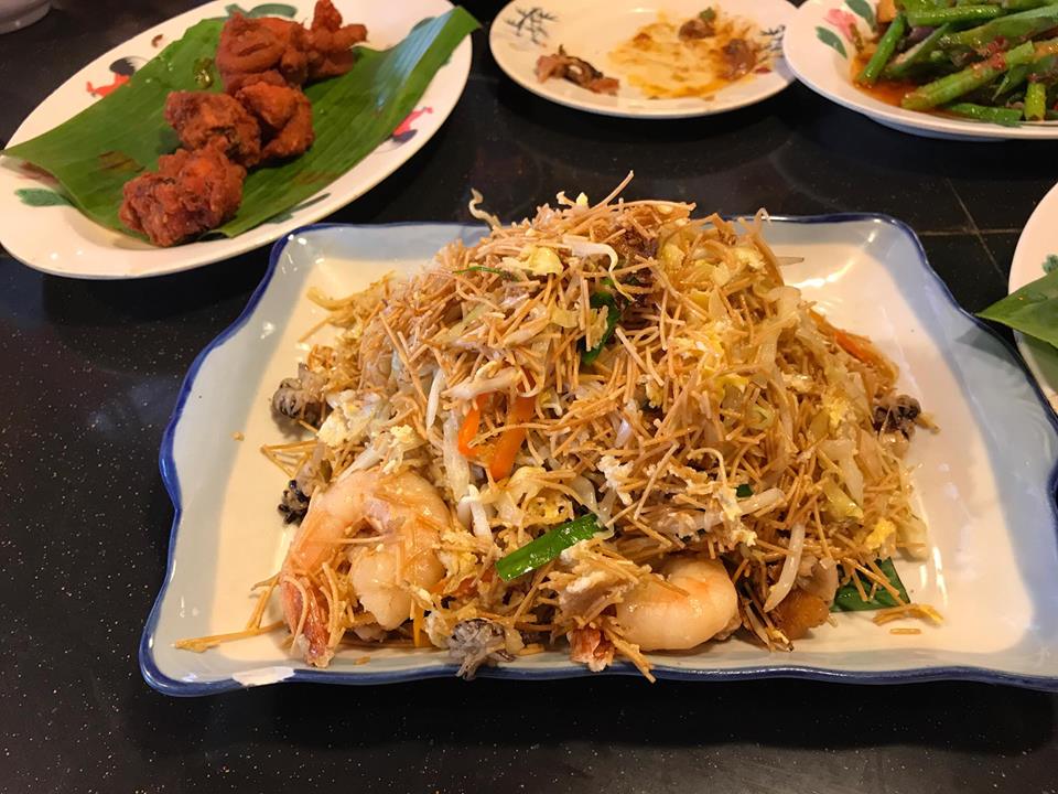 チャイナタウン中華料理屋の料理