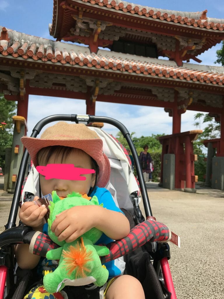 首里城と次男