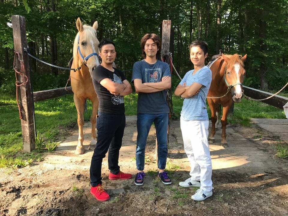 三武将で乗馬体験