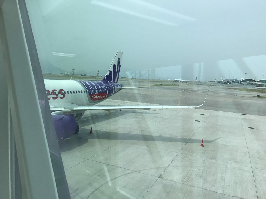 香港から関空へ
